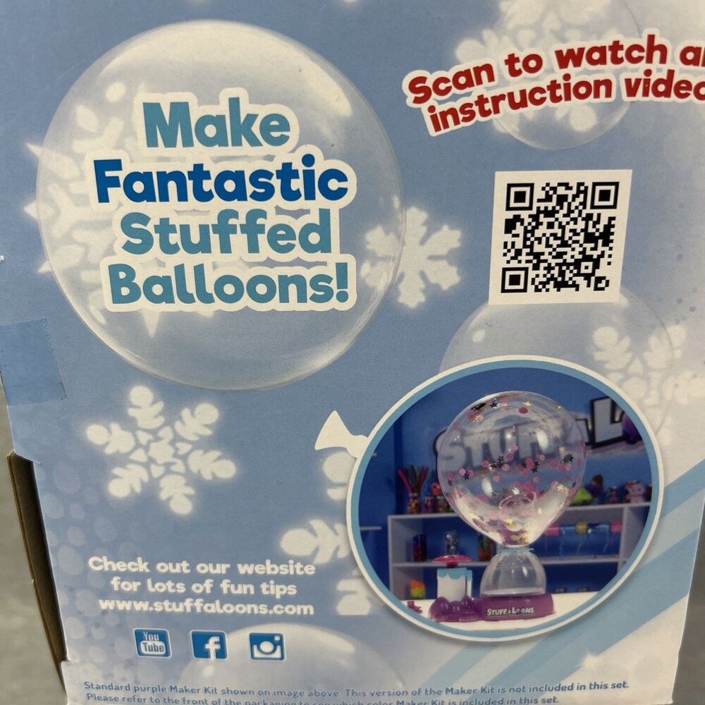 2! - Goodmark Stuffaloons Snow Globe Maker Kit Value Sets Penguin And Snowman! - Picture 15 of 16